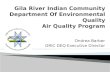 Gila River Indian Community Department Of Environmental Quality Air Quality Program