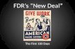 FDR’s “New Deal”