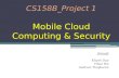 CS158B_Project 1 Mobile  Cloud Computing & Security
