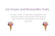 Ice Cream and Personality Traits