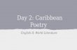 Day 2: Caribbean Poetry