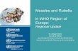 Measles and Rubella  in WHO Region of Europe: Regional Update