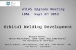 ATLAS Upgrade Meeting LBNL  Sept 6 th  2012