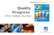 Quality Progress  2012 Salary Survey