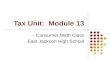 Tax Unit:  Module 13
