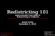 Redistricting 101 Legal Concepts That Apply to  Redistricting in California