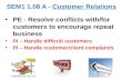 SEM1  1.08 A -  Customer  Relations