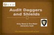 Audit Daggers  and  Shields