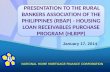 presentation to the Rural bankers association of the Philippines (RBAP) - HOUSING LOAN RECEIVABLES PURCHASE program (HLRPP)