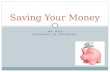 Saving Your Money