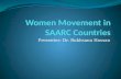 Women Movement in SAARC Countries