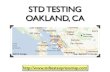 STD Testing Oakland