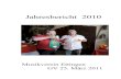 Musikverein Ettingen Jahresbericht 2010