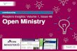 Open Ministry: People's Insights Volume 1, Issue 46