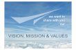 Vision, Mission and Values of Europair
