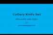 Cutlery knife set
