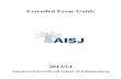 AISJ extended essay guide 2013-2014