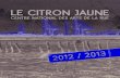 Le Citron Jaune - Plaquette de saison 2012 / 2013