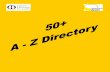 50+ Directory (Draft)