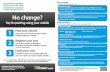 Cashless Pay and Stay Parking Leaflet