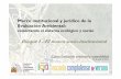 Marco institucional y jurídico de la Evaluación Ambiental: El Marco socio-institucional