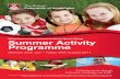Summer Activities Brochure 2011