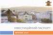 Investment Passport of Chernivtsi City (2013)
