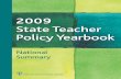 NCTQ's 2009 State Teacher Policy Yearbook