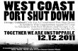 West Coast Port Shut Down