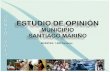Estudio de opinion municipio santiago marino