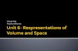1º eso unit 6 final representations of space and volume