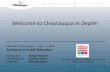 Chautauqua In Depth May 5 Webinar