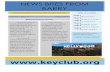PA Key Club Division 18S August Newsletter
