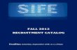 SIFE Fall 2012 Recruitment Catalog
