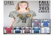Choke Shirt Company Ladies Fall/Winter Line Sheet