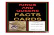KINGS & QUEENS FLASH CARDS