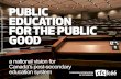 Public Education for the Public Good