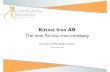 Kiruna Iron AB - The new Kiruna iron company