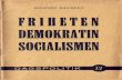 Friheten Demokratin Socialismen (1943)