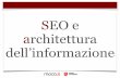 SEO - Architettura dell'informazione