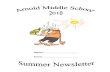 Summer Newsletter 2010