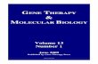 Gene Therapy & Molecular Biology  Volume 13 Issue A