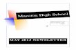 MHS May 2013 Newsletter