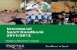 Intramural handbook 2011 - 2012