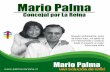 Flyer Mario Palma Concejal