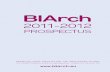 MBIArch Prospectus 2011-2012