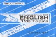 120 English topics