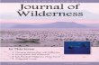 International Journal of Wilderness, Vol 13 No 3, December 2007