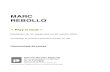 Marc Rebollo - "Play it Loud" - Communiqué de presse