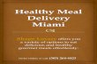 Healthy meal delivery miami